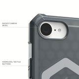 UAG รุ่น Essential Armor with Magsafe – เคส iPhone 16e – สี Ash