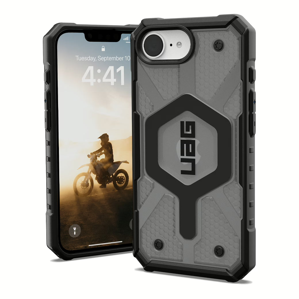 UAG รุ่น Pathfinder Clear with Magnetic - เคส iPhone 16e - สี Ash