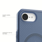 UAG รุ่น Dot with Magsafe – เคส iPhone 16e – สี Cloud Blue