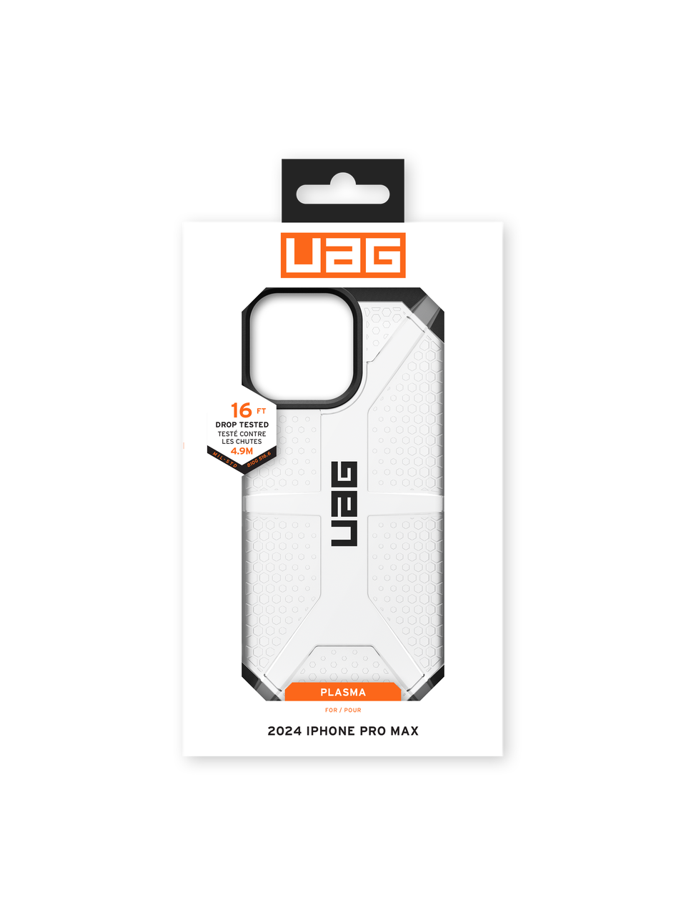 UAG รุ่น Plasma – เคส iPhone 16 Pro Max – สี Ice