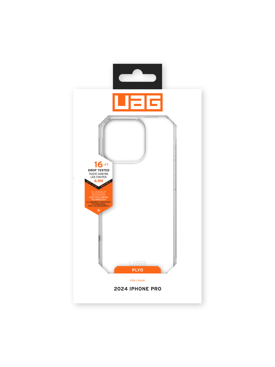 UAG รุ่น Plyo - เคส iPhone 16 Pro - สี Ice