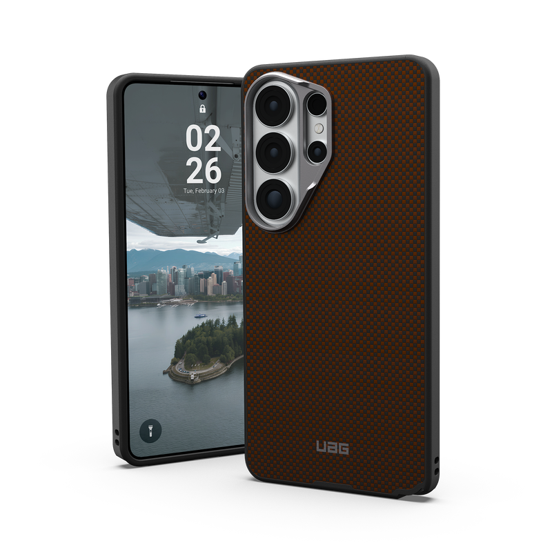 UAG รุ่น FIBR ARMR (Magnetic) - เคส Galaxy S26 Ultra - สี Orange/Charcoal
