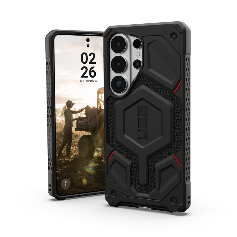 UAG รุ่น Monarch Pro - เคส Galaxy S26 Ultra - สี Kevlar Black