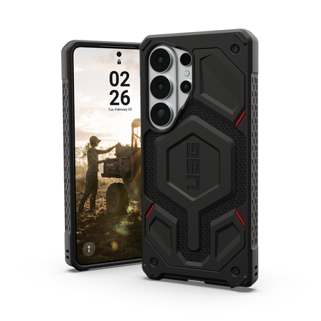 UAG รุ่น Monarch Pro - เคส Galaxy S26 Ultra - สี Kevlar Black