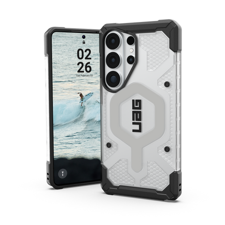 UAG รุ่น Pathfinder Clear (Magnetic) - เคส Galaxy S26 Ultra - สี Ice/Silver