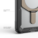 UAG รุ่น Plasma XTE (Magnetic) - เคส Galaxy S26 - สี Ash/Titanium