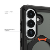 UAG รุ่น Plasma XTE (Magnetic) - เคส Galaxy S26 - สี Black/Orange