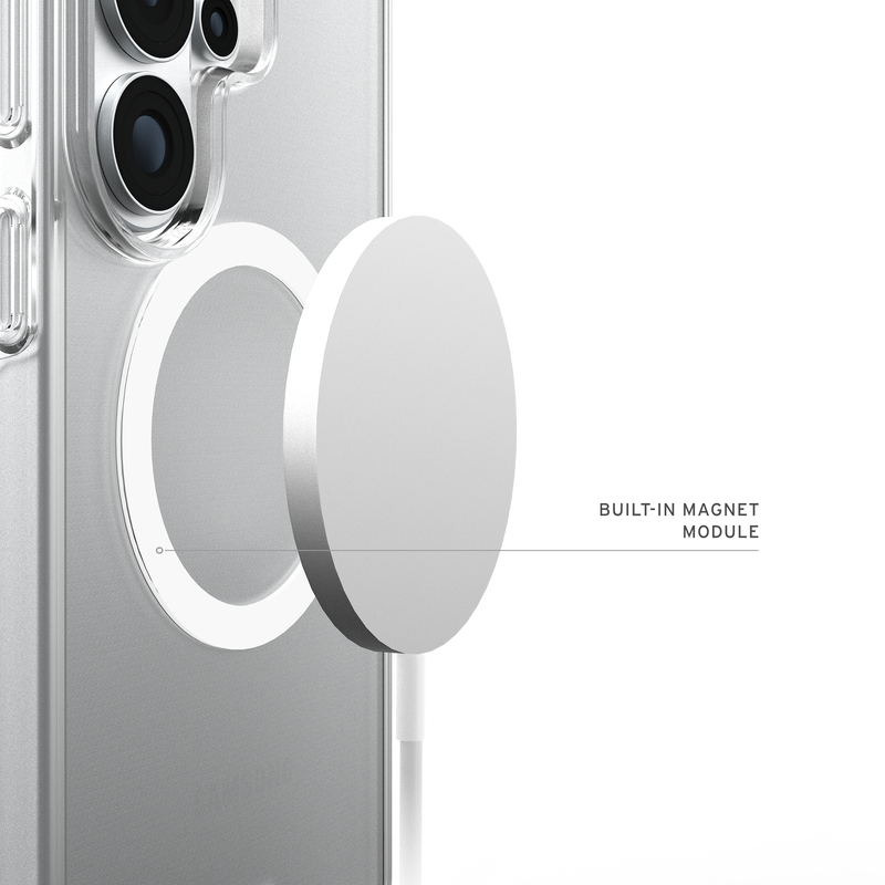 UAG รุ่น Scout Clear (Magnetic) - เคส Galaxy S26 Plus - สี Ice/White