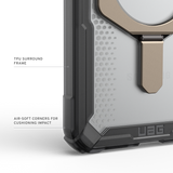 UAG รุ่น Plasma XTE (Magnetic) - เคส Galaxy S26 Plus - สี Ash/Titanium