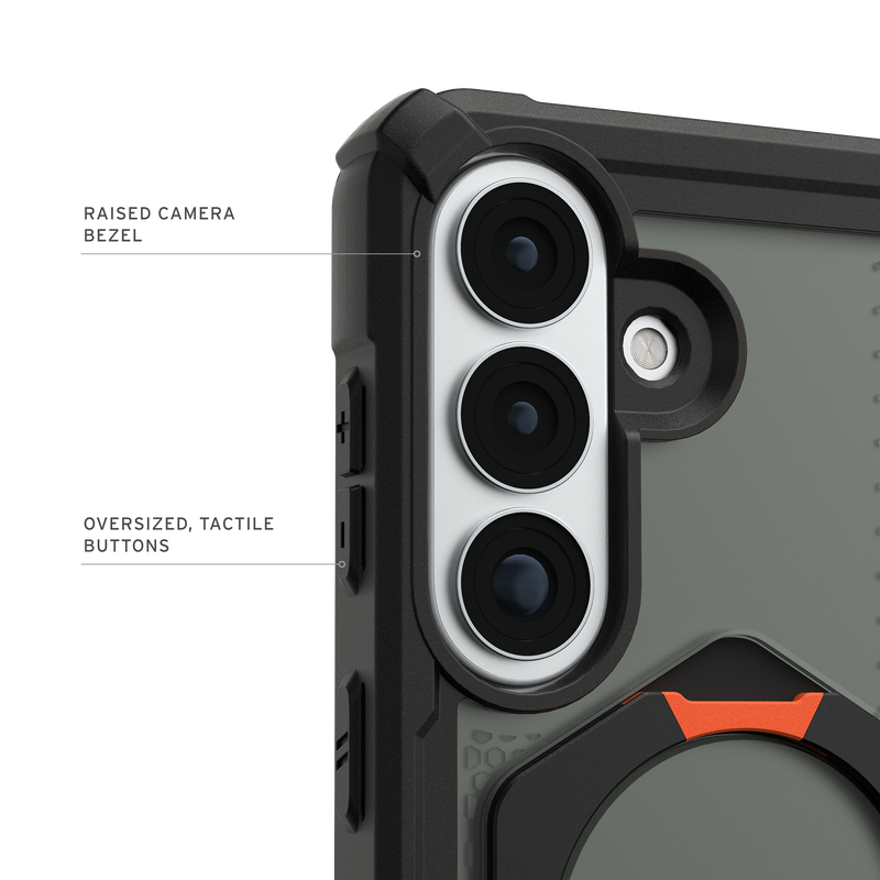 UAG รุ่น Plasma XTE (Magnetic) - เคส Galaxy S26 Plus - สี Black/Orange