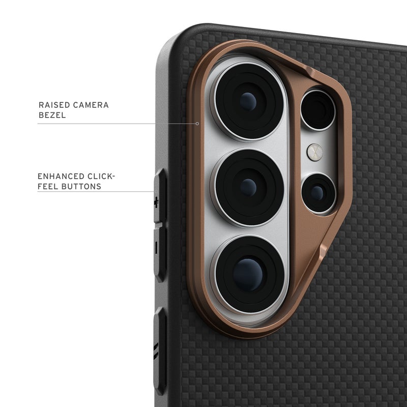 UAG รุ่น FIBR ARMR (Magnetic) - เคส Galaxy S26 Ultra - สี Black/Bronze