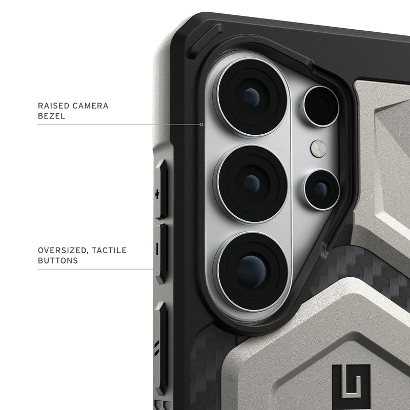 UAG รุ่น Monarch Pro - เคส Galaxy S26 Ultra - สี Titanium