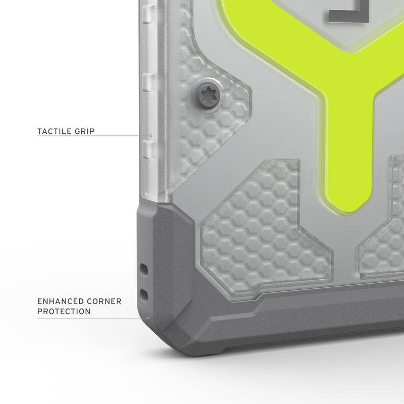UAG รุ่น Pathfinder Clear (Magnetic) Bundle - เคส Galaxy S26 Ultra - สี Active Neon Lanyard