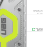 UAG รุ่น Pathfinder Clear (Magnetic) Bundle - เคส Galaxy S26 Ultra - สี Active Neon Lanyard