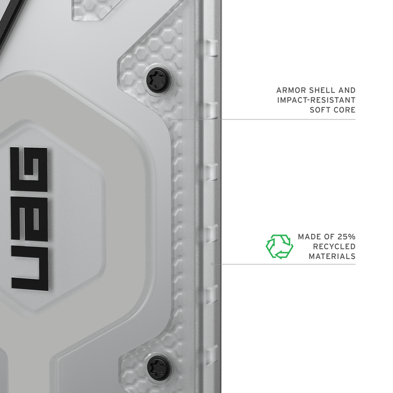 UAG รุ่น Pathfinder Clear (Magnetic) - เคส Galaxy S26 Ultra - สี Ice/Silver