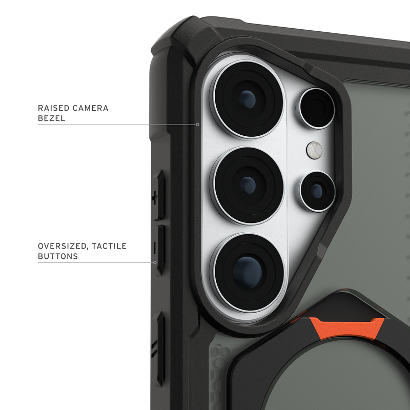 UAG รุ่น Plasma XTE (Magnetic) - เคส Galaxy S26 Ultra - สี Black/Orange