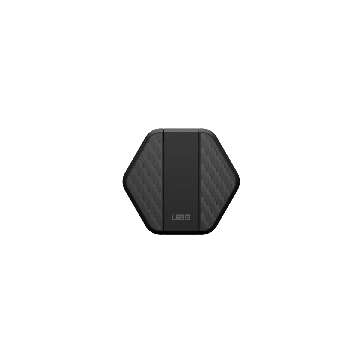 แท่นชาร์จไร้สายพร้อมขาตั้ง UAG รุ่น Portable Wireless Charging Pad – สี Carbon Fiber Black