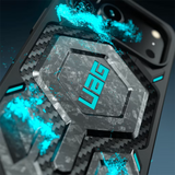UAG รุ่น Monarch Pro - เคส iPhone 17 Pro Max – สี Forged Carbon Fiber/Blue (Limited Edition)