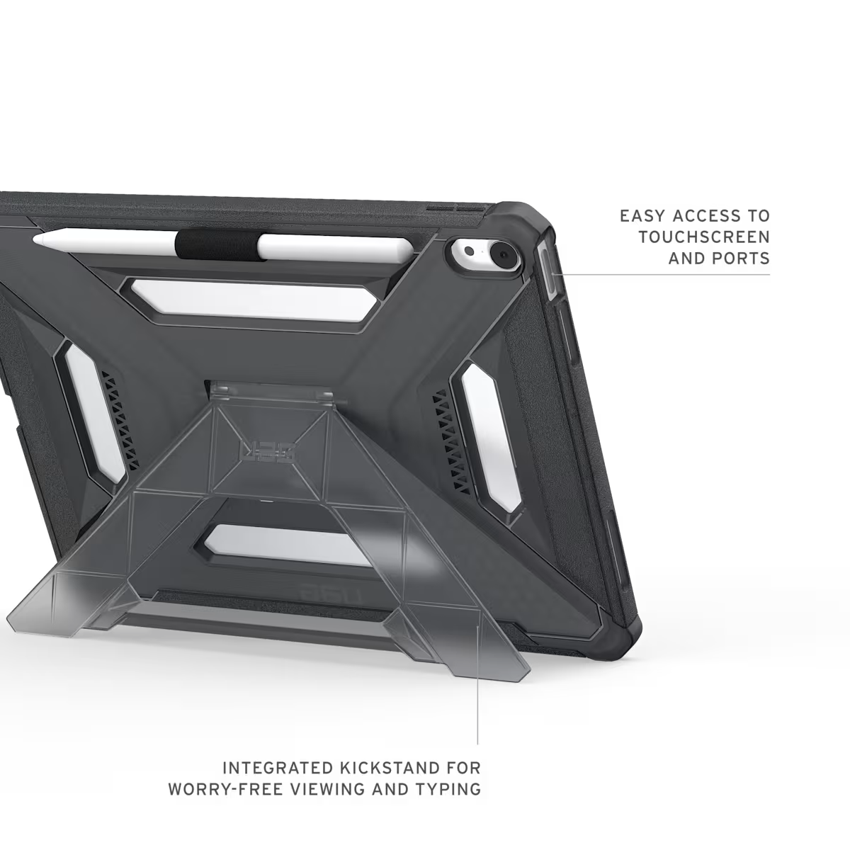 UAG รุ่น Scout Plus - เคส iPad Air 11" (M3/M2) - สี Ash