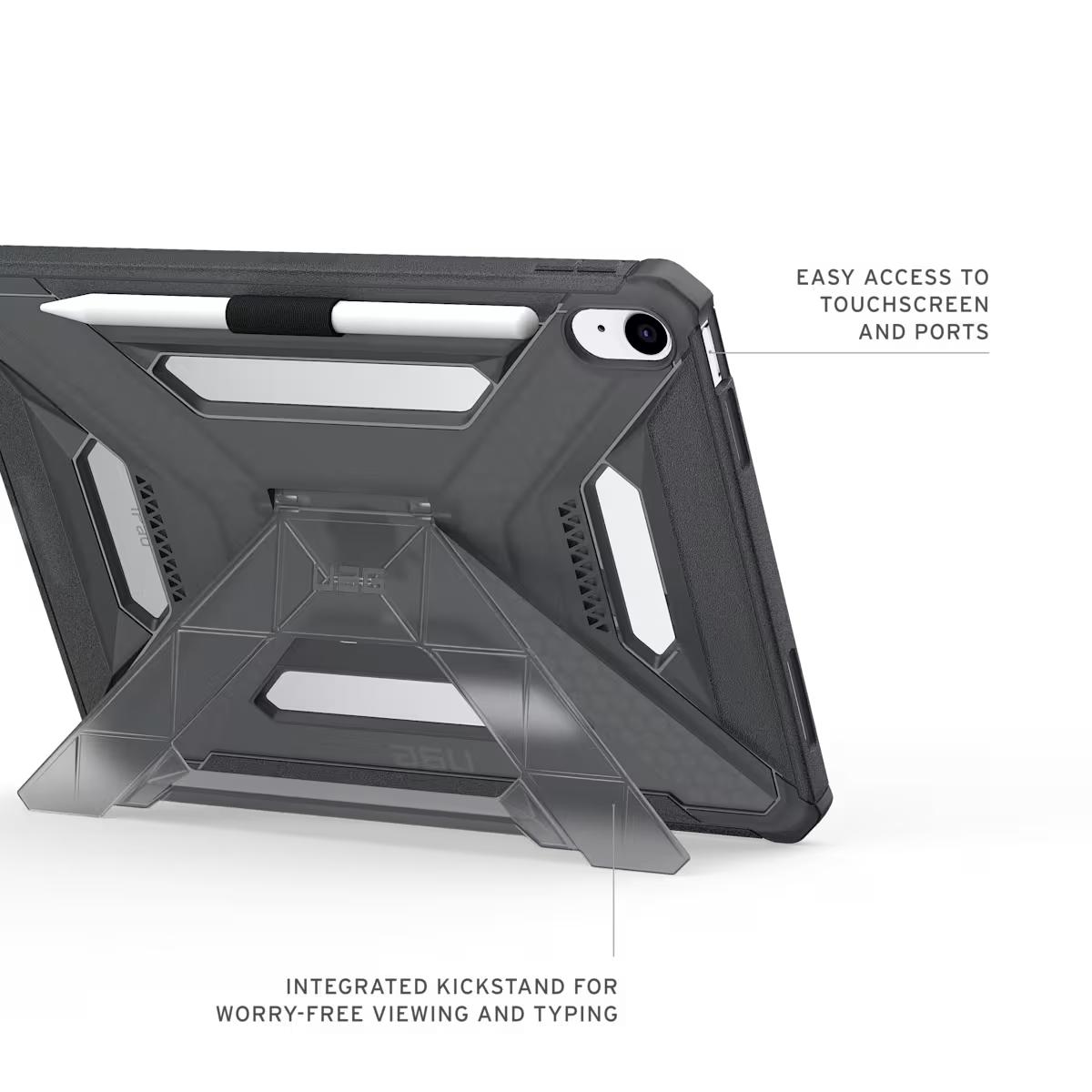 UAG รุ่น Scout Plus - เคส iPad 11" (A16/2025) - สี Ash