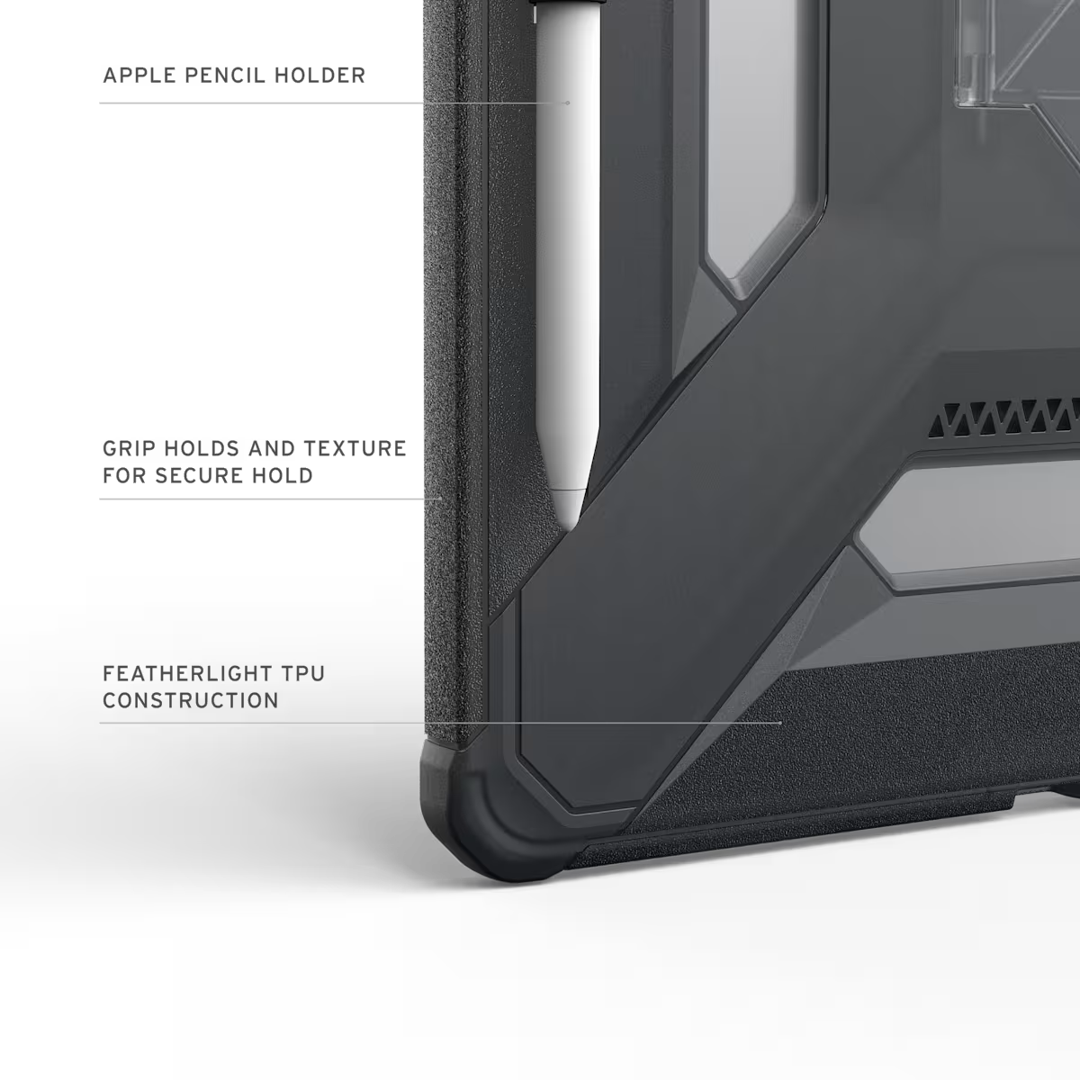 UAG รุ่น Scout Plus - เคส iPad Air 13" (M3/M2) - สี Ash