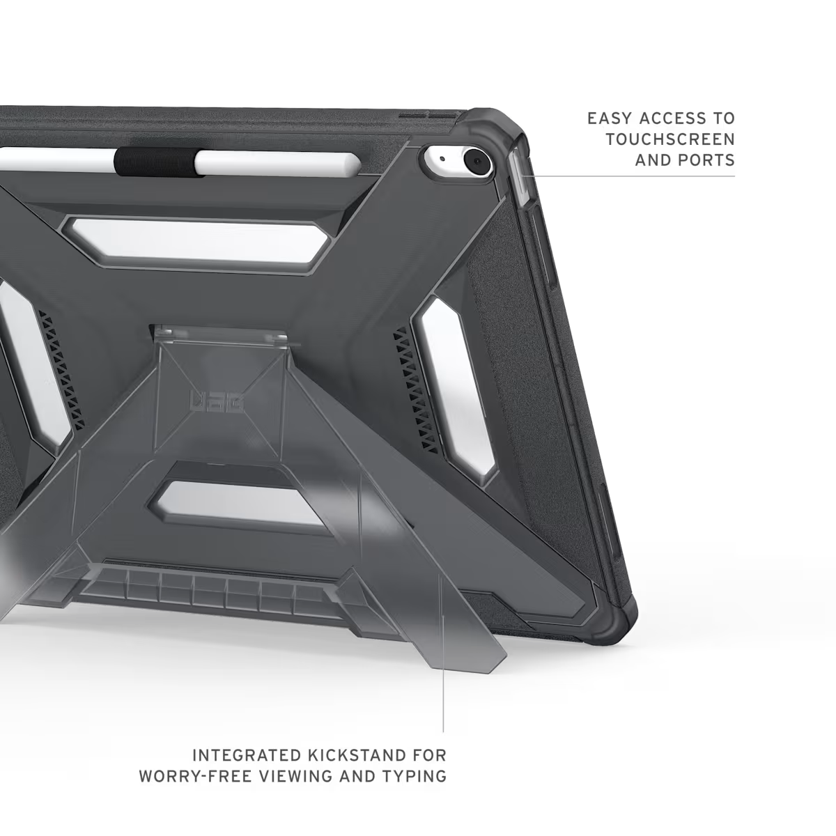 UAG รุ่น Scout Plus - เคส iPad Air 13" (M3/M2) - สี Ash