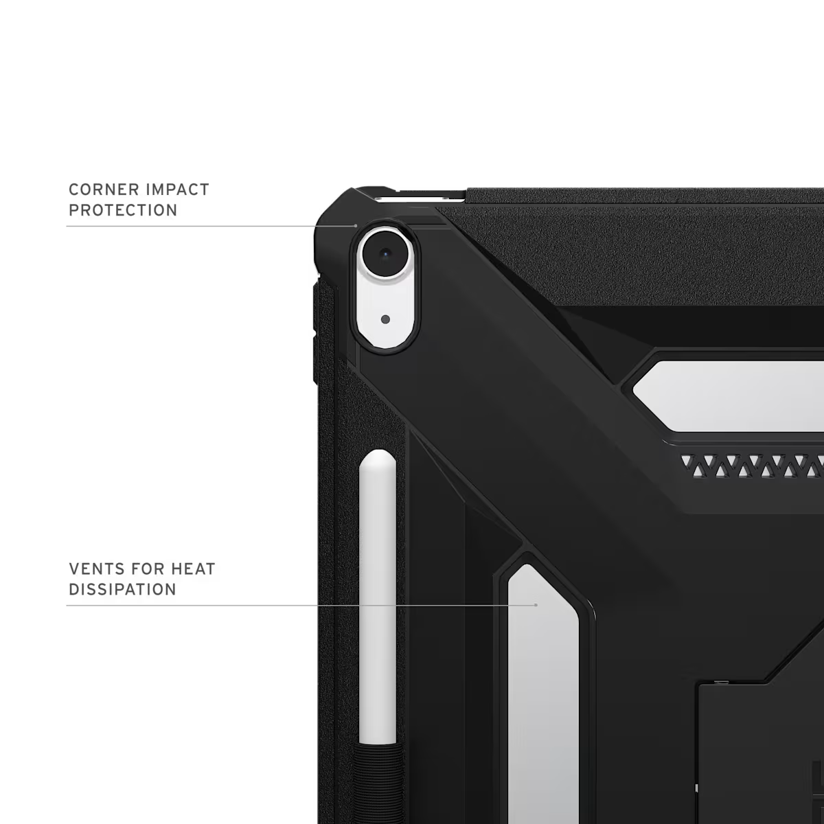UAG รุ่น Scout Plus - เคส iPad Air 13" (M3/M2) - สี Black