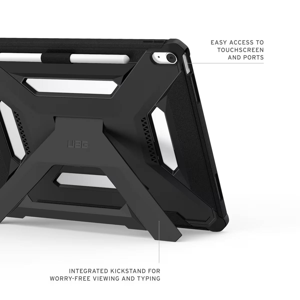 UAG รุ่น Scout Plus - เคส iPad Air 13" (M3/M2) - สี Black