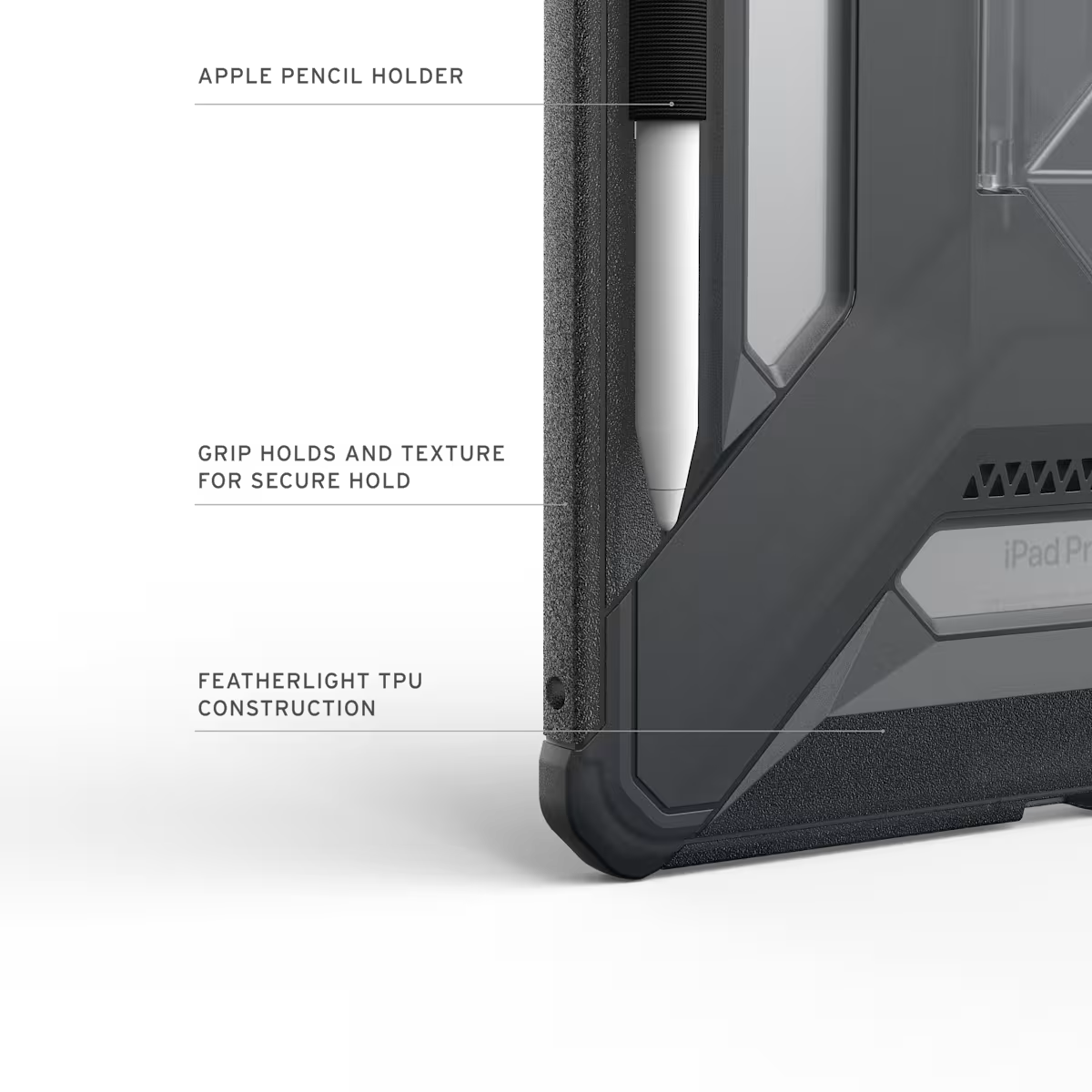 UAG รุ่น Scout Plus - เคส iPad Pro 11" (M5/M4) - สี Ash