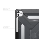 UAG รุ่น Scout Plus - เคส iPad Pro 11" (M5/M4) - สี Ash