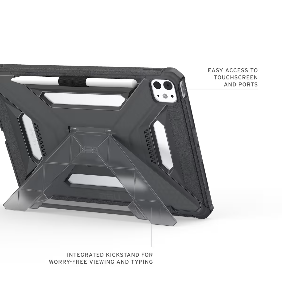 UAG รุ่น Scout Plus - เคส iPad Pro 11" (M5/M4) - สี Ash