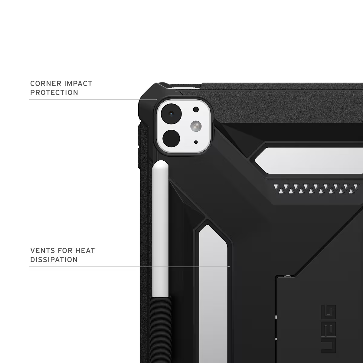 UAG รุ่น Scout Plus - เคส iPad Pro 11" (M5/M4) - สี Black