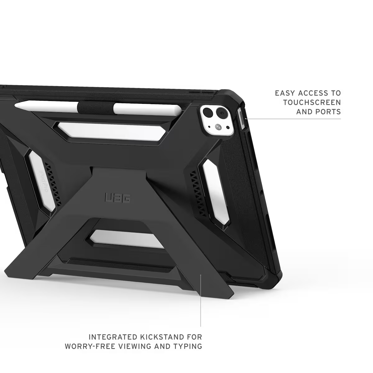 UAG รุ่น Scout Plus - เคส iPad Pro 11" (M5/M4) - สี Black