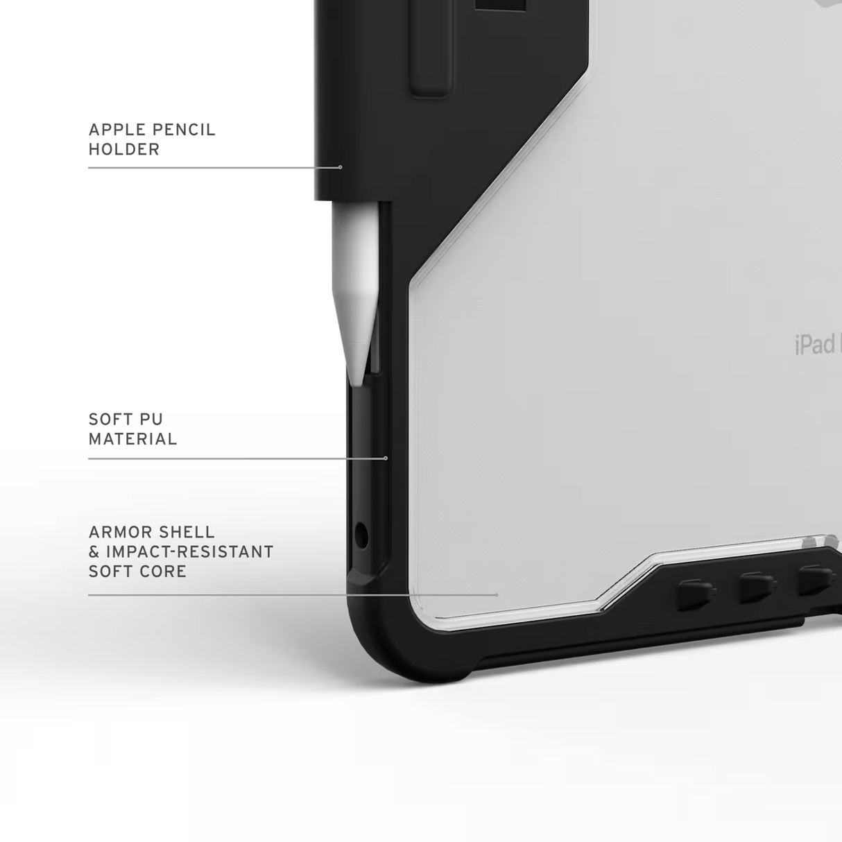 UAG รุ่น Plyo LT - เคส iPad Pro 13" (M5/M4) - สี Ice/Black
