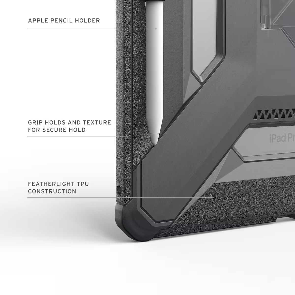 UAG รุ่น Scout Plus - เคส iPad Pro 13" (M5/M4) - สี Ash