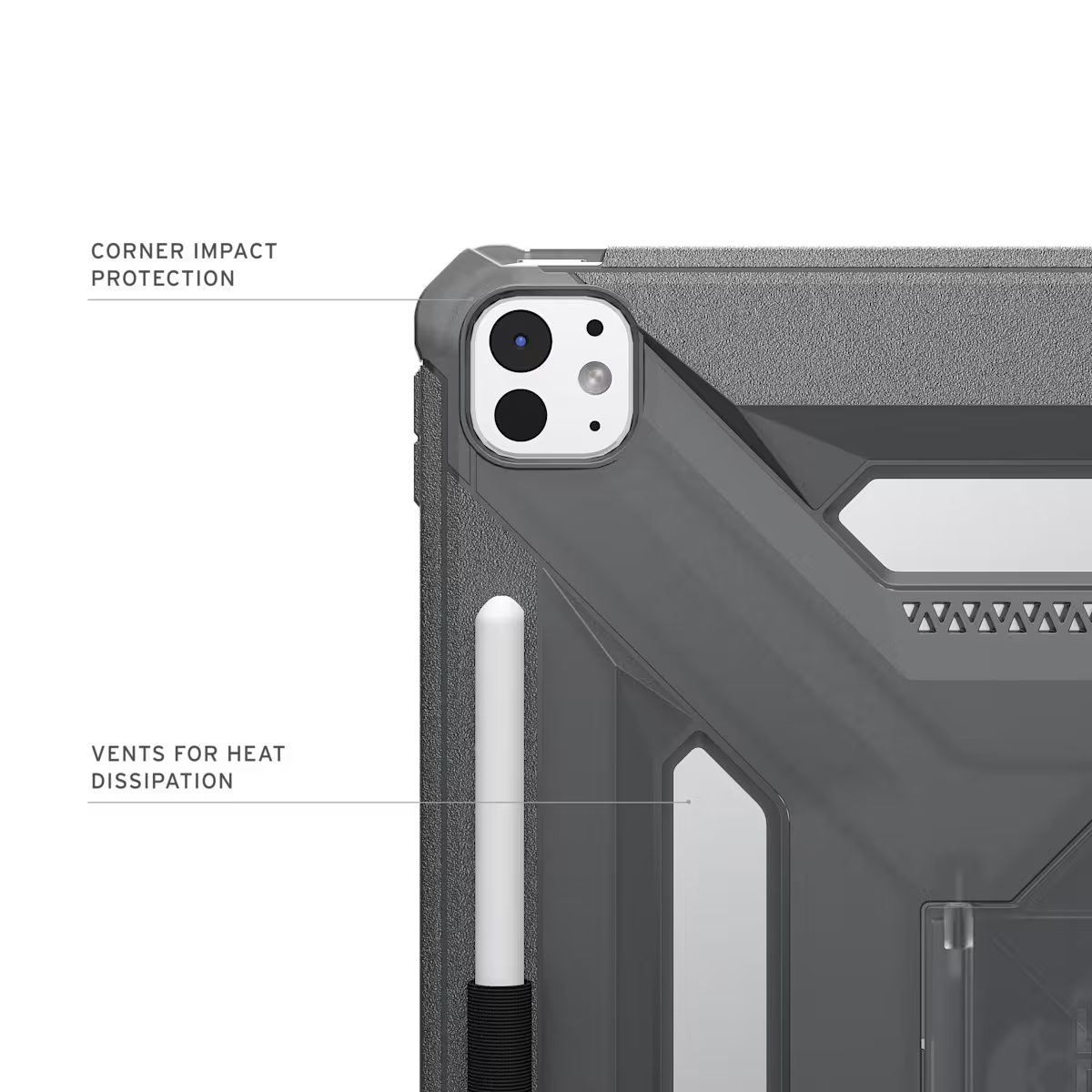 UAG รุ่น Scout Plus - เคส iPad Pro 13" (M5/M4) - สี Ash