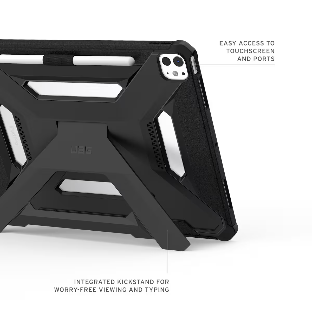 UAG รุ่น Scout Plus - เคส iPad Pro 13" (M5/M4) - สี Black