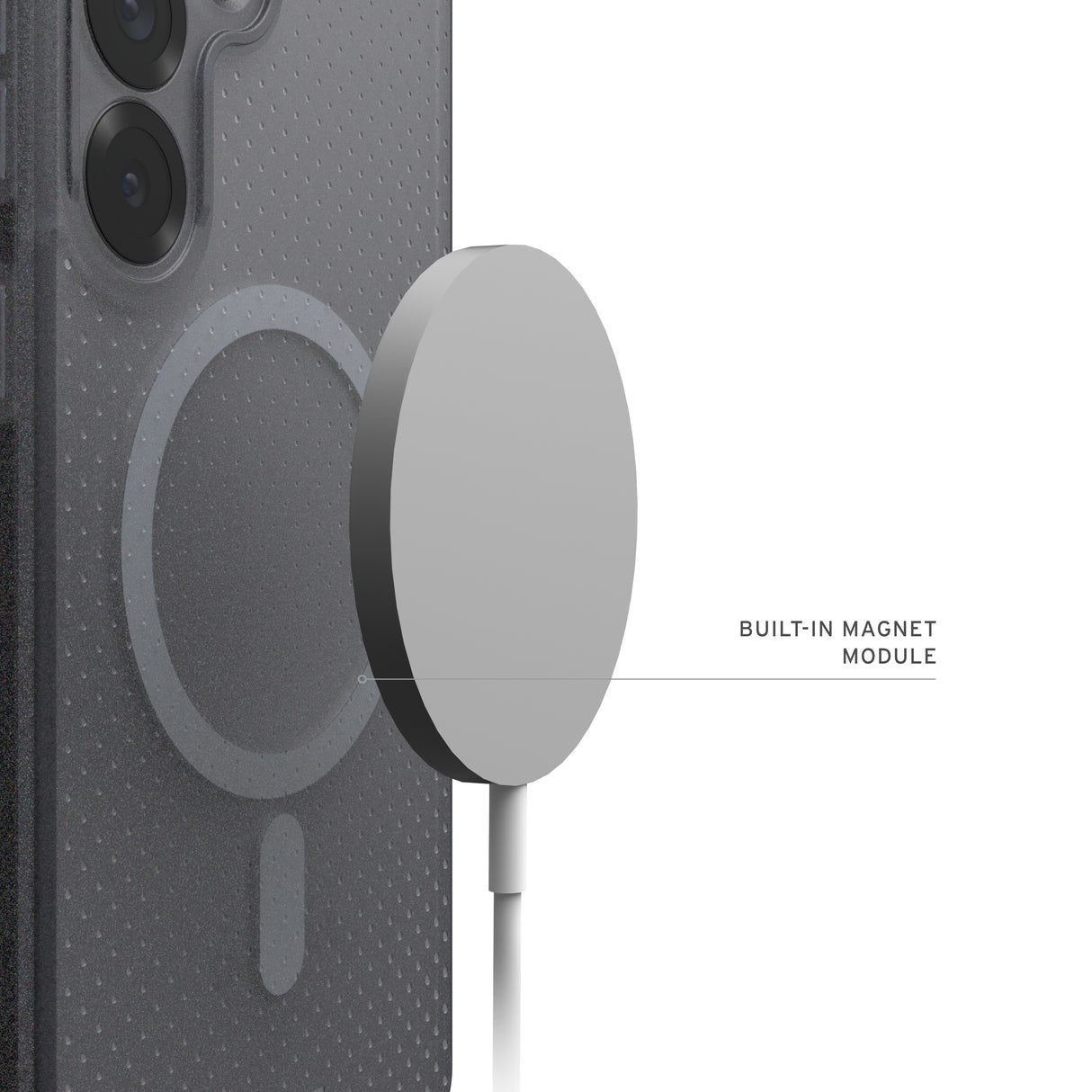 UAG รุ่น Dot with Magnetic - เคส Galaxy S25 - สี Ash