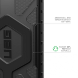 UAG รุ่น Pathfinder Clear with Magnetic - เคส Galaxy S25 - สี Ash