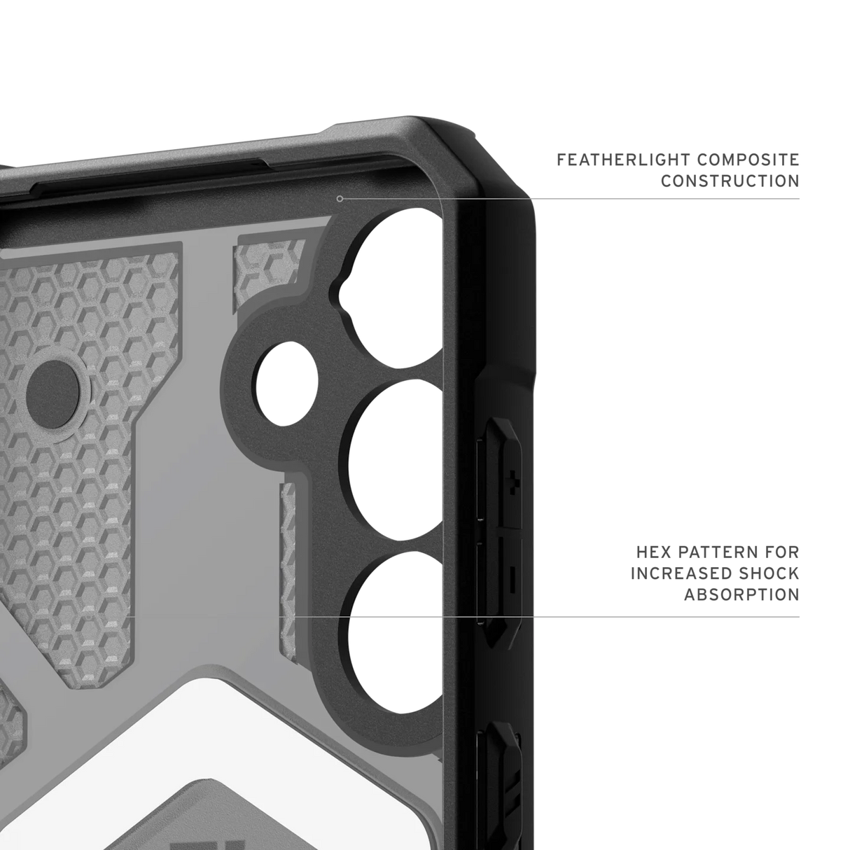 UAG รุ่น Pathfinder Clear with Magnetic - เคส Galaxy S25 Plus - สี Ash