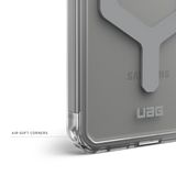 UAG รุ่น Plyo Pro - เคส Galaxy S25 - สี Ice/Silver