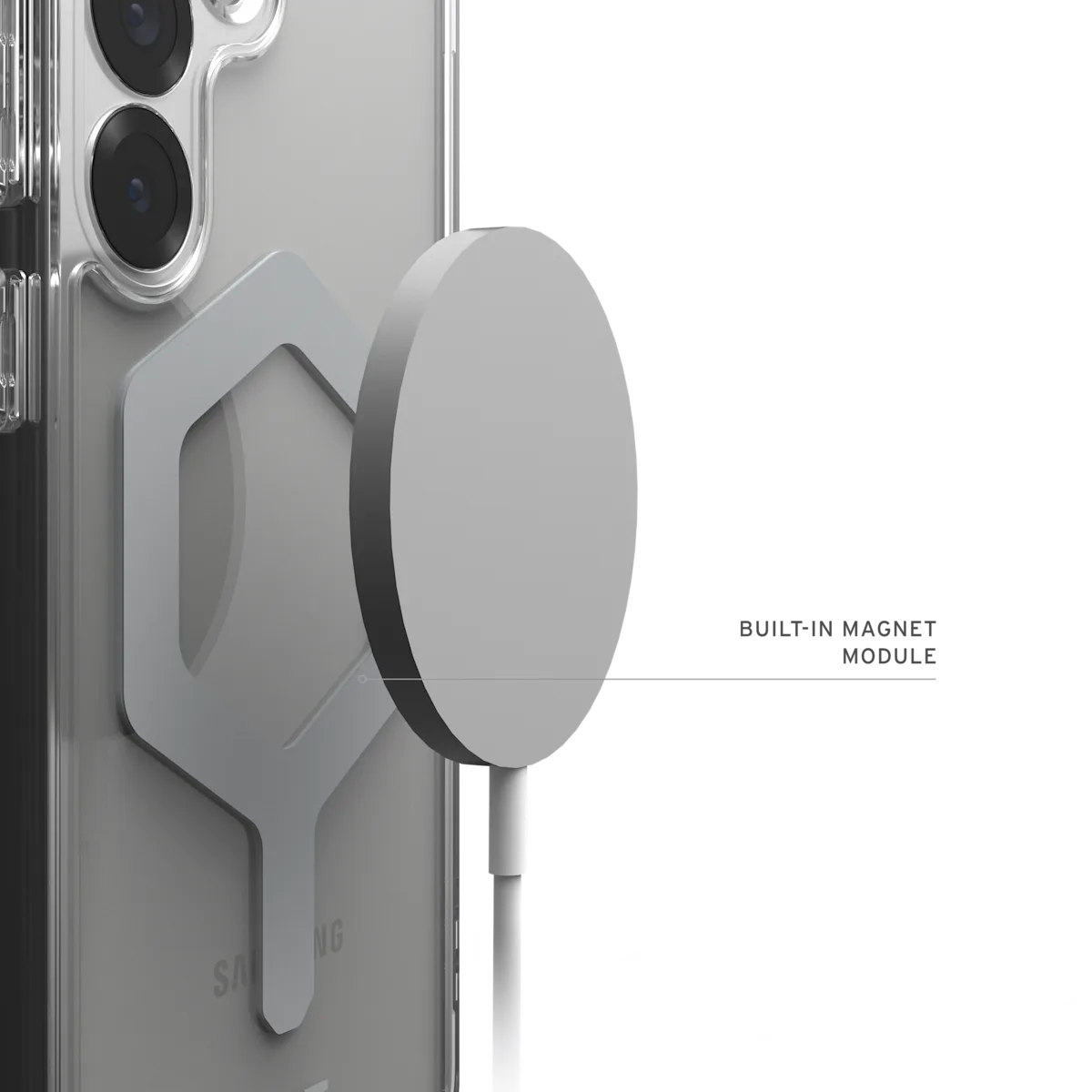 UAG รุ่น Plyo Pro - เคส Galaxy S25 - สี Ice/Silver