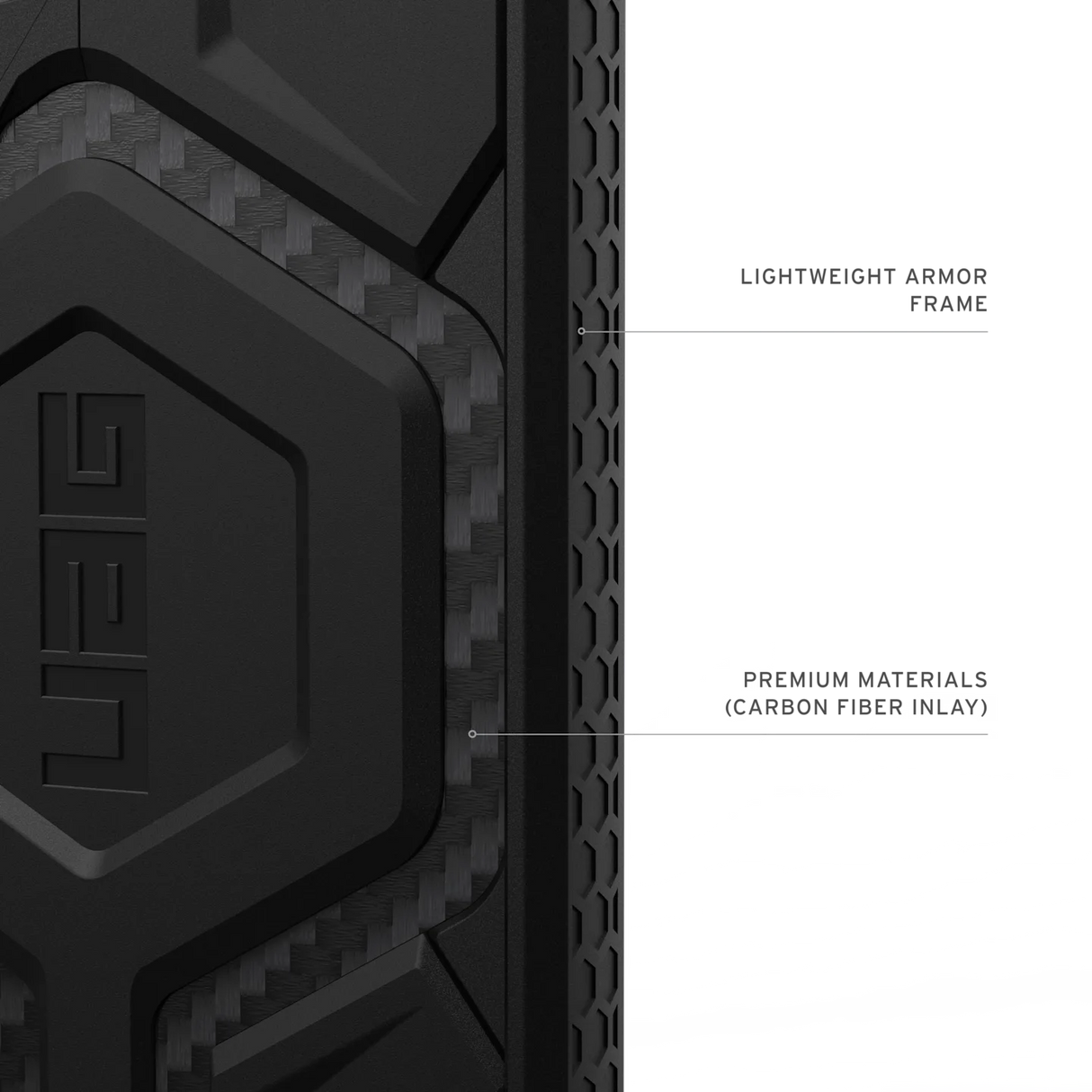 UAG รุ่น Monarch Pro - เคส Galaxy S25 Ultra - สี Carbon Fiber