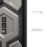 UAG รุ่น Monarch Pro - เคส Galaxy S25 Ultra - สี Titanium