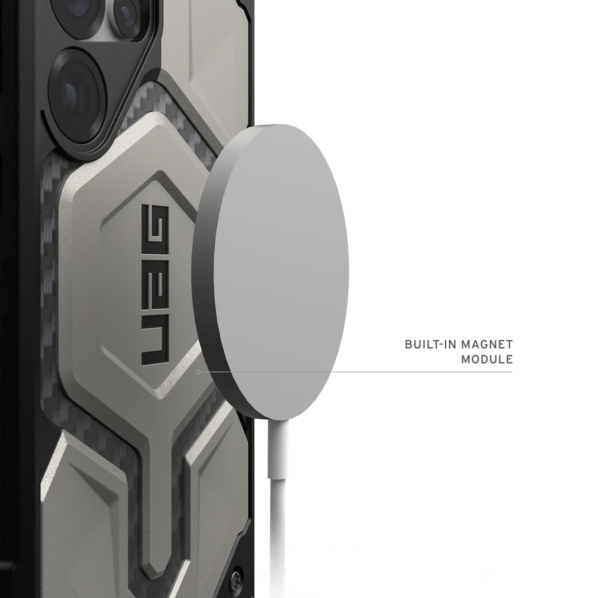 UAG รุ่น Monarch Pro - เคส Galaxy S25 Ultra - สี Titanium