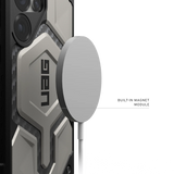 UAG รุ่น Monarch Pro - เคส Galaxy S25 Ultra - สี Titanium