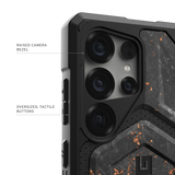 UAG รุ่น Monarch Pro - เคส Galaxy S25 Ultra - สี Forged Carbon Fiber with Copper (Limited Edition)