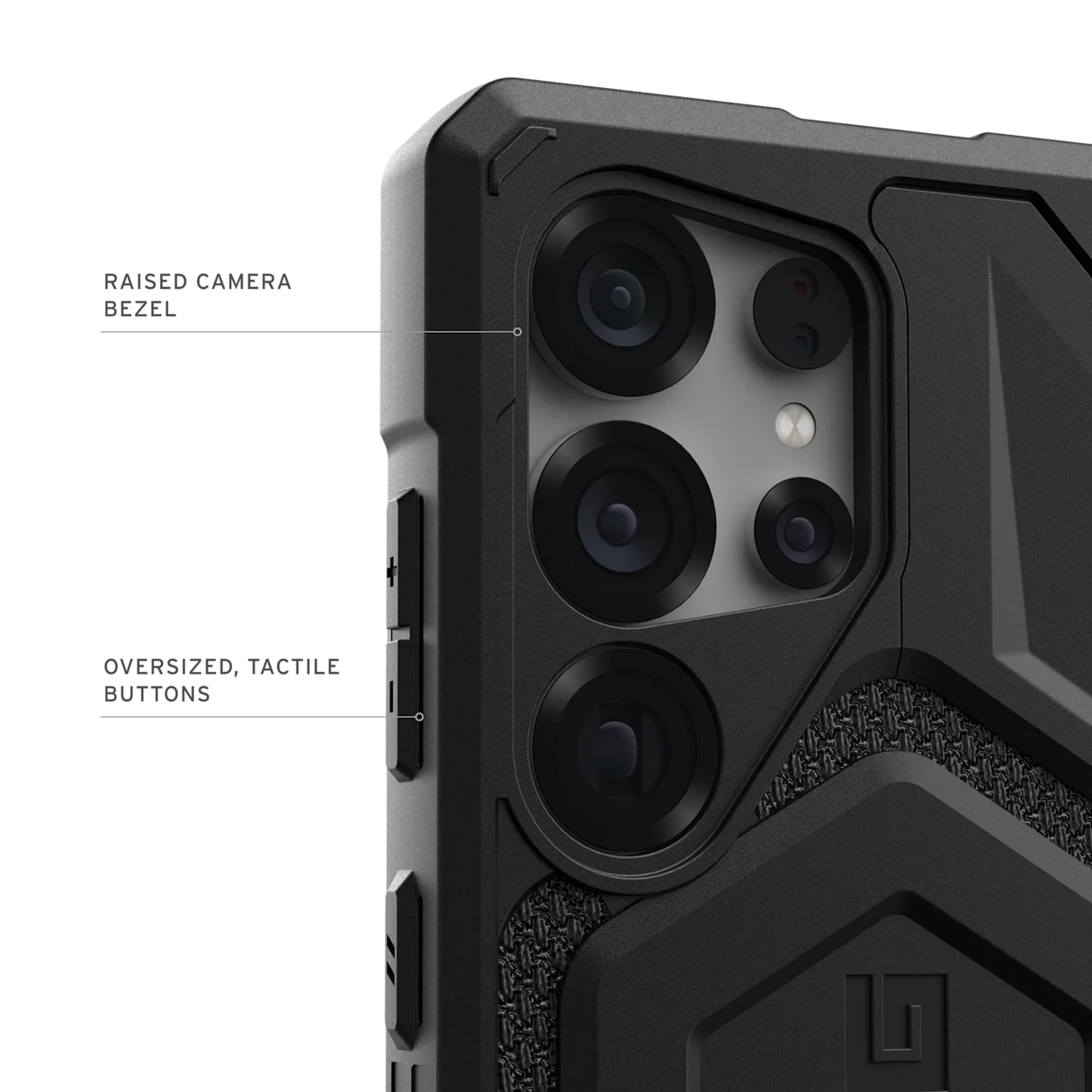 UAG รุ่น Monarch Pro - เคส Galaxy S25 Ultra - สี Kevlar Black