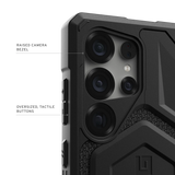 UAG รุ่น Monarch Pro - เคส Galaxy S25 Ultra - สี Kevlar Black