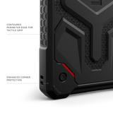 UAG รุ่น Monarch Pro - เคส Galaxy S25 Ultra - สี Kevlar Black